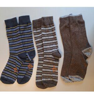 Mens Bundle Lot.  Dockers Brand Dress Mid-Calf Socks. Size Large 9-12. 3 pair.